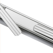 Para obracanych, żebrowanych stopek gwarantuje dobrą stabilność