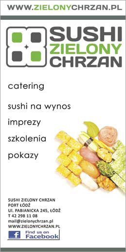 rollup Sushi Zielony Chrzan